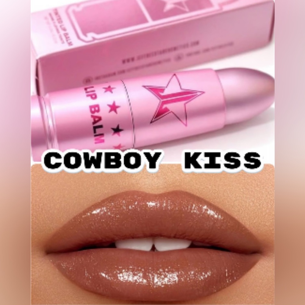 COWBOY KISS tinted lip balm Jeffree Star sheer brown new